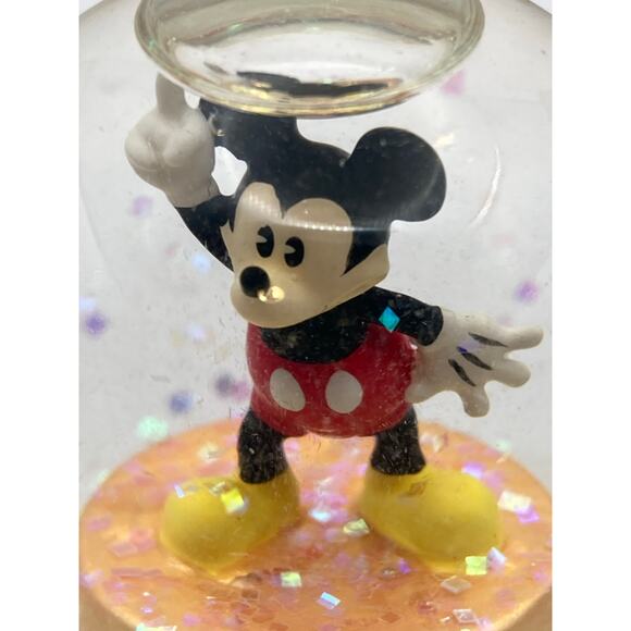 Disney Mickey Mouse Snow Globe Number 1 Dad 3.25" Tall - Picture 2 of 8